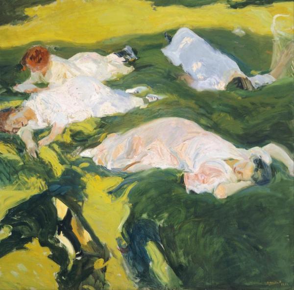 The Siesta by Joaquín Sorolla