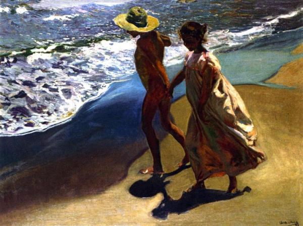 To The Water by Joaquín Sorolla