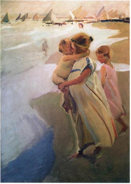 To The Water, Valencia by Joaquín Sorolla