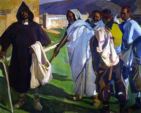 Typical Sorianos by Joaquín Sorolla