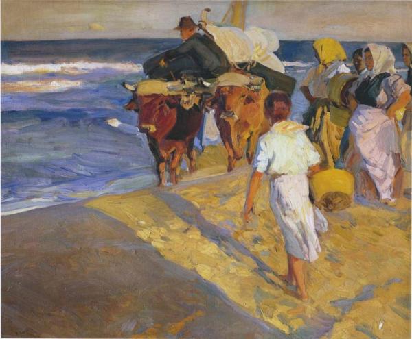 Valencia Beach by Joaquín Sorolla