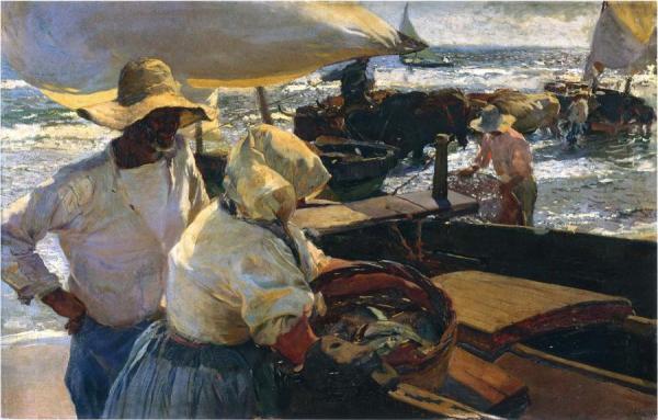 Joaquín Sorolla Valencia Beach, Morning Sun
