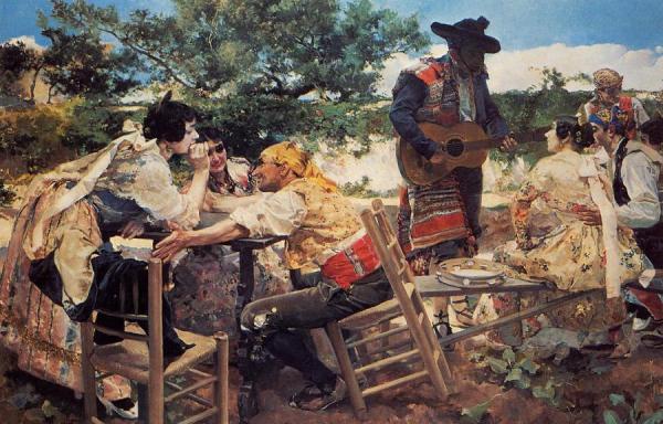 Valencian Scene by Joaquín Sorolla