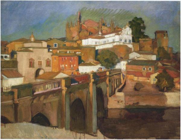 View Of Plascencia by Joaquín Sorolla