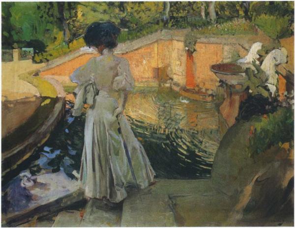 Watching The Fish by Joaquín Sorolla