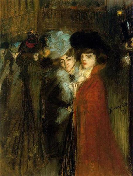 Dos Mujeres by Joaquin Sunyer Y Miro