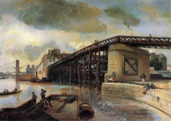 Le Pont De L'estacade by Johan Berthold Jongkind Oil Painting Reproductions
