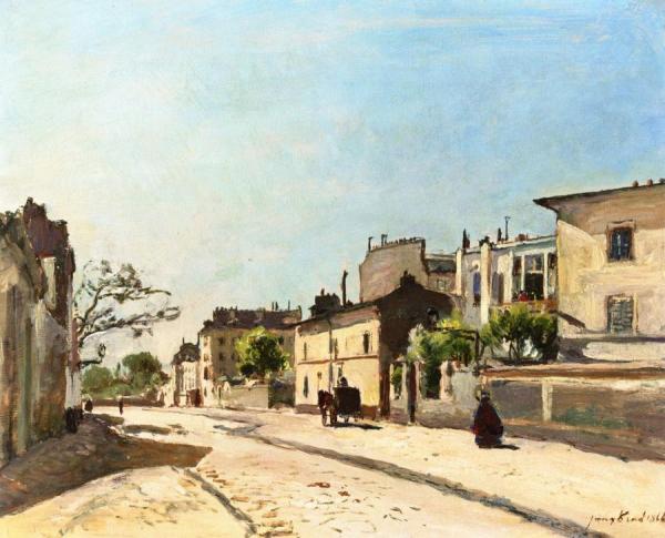 Rue Notre Dame, Paris by Johan Berthold Jongkind