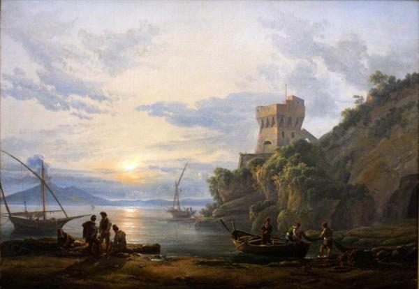 Coast Near Castellammare In The Morning Mist by Johan Christian Dahl