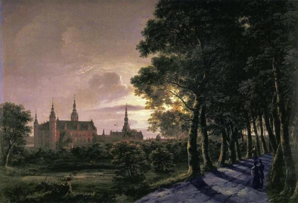 Fredericksborg Castle by Johan Christian Dahl