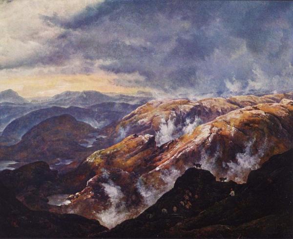 Lyshornet Near Bergen by Johan Christian Dahl
