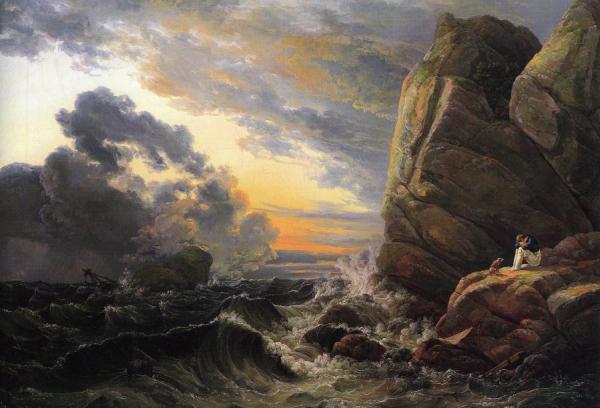 Morning After A Stormy Night by Johan Christian Dahl Oil Painting Reproductions