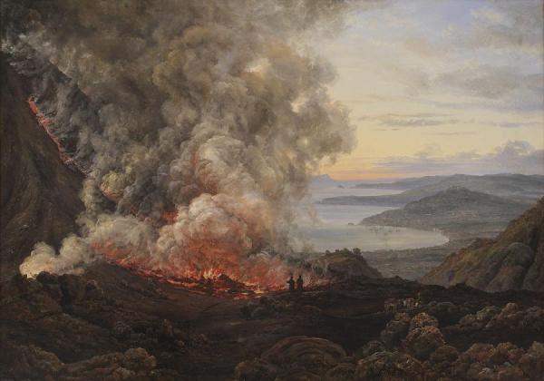 The Eruption Of Vesuvius by Johan Christian Dahl