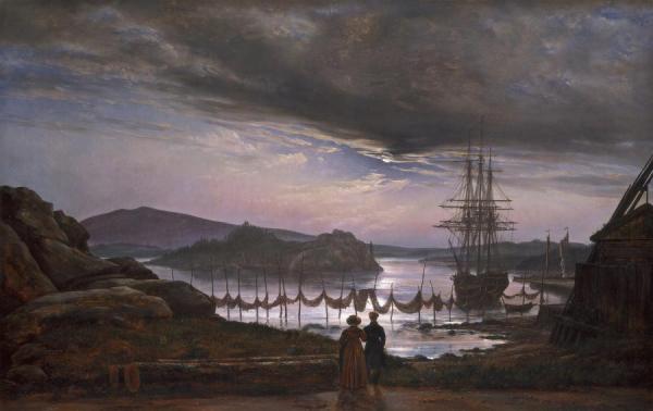 View From Vaekero Near Christiania by Johan Christian Dahl