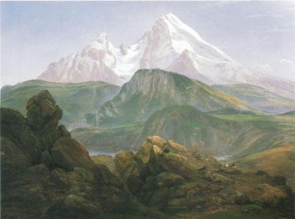 Watzmann by Johan Christian Dahl