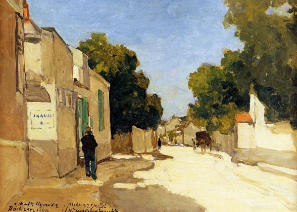 House Of Millet At Barbizon by Johan Hendrik Weissenbruch