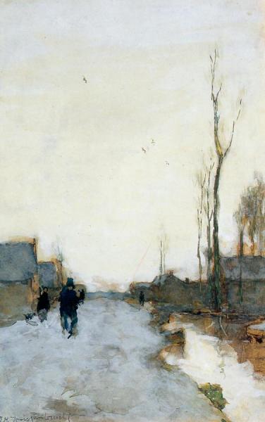 Road Near Noorden by Johan Hendrik Weissenbruch