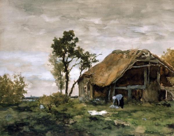 The Bleach by Johan Hendrik Weissenbruch