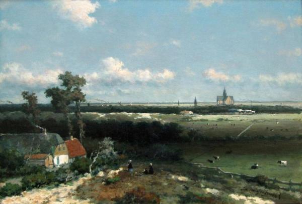 View Of Haarlem by Johan Hendrik Weissenbruch