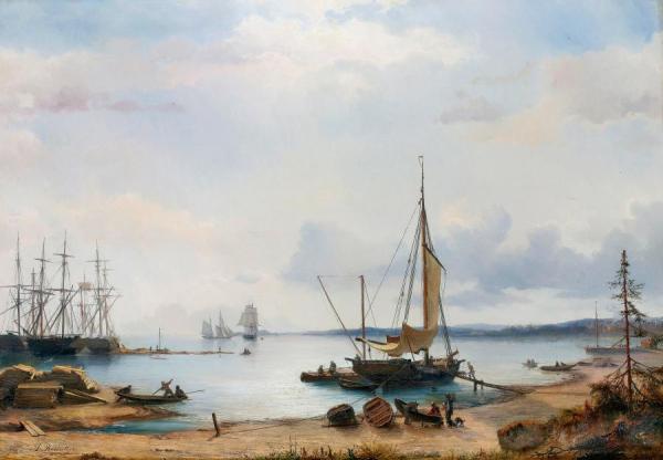 Larkollen by Johan Jacob Bennetter