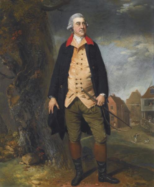 Portrait Of Sir Robert Preston(1740-1834) by Johan Joseph Zoffany