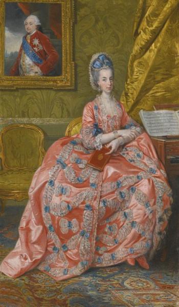 Portrait Of The Archduchess Maria Amalia Of Austria, Duchess Of Parma (1746-1804) by Johan Joseph Zoffany