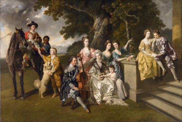 The Family Of Sir William Young by Johan Joseph Zoffany