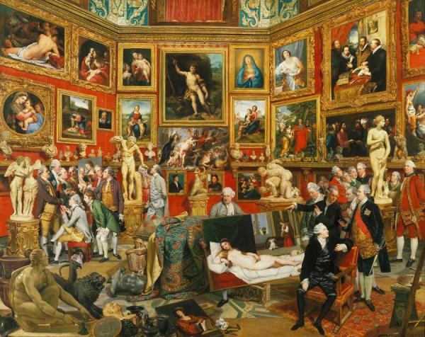 Tribuna Of The Uffizi by Johan Joseph Zoffany