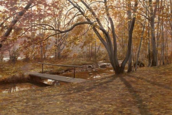 Autumn Landscape by Johan Krouthén