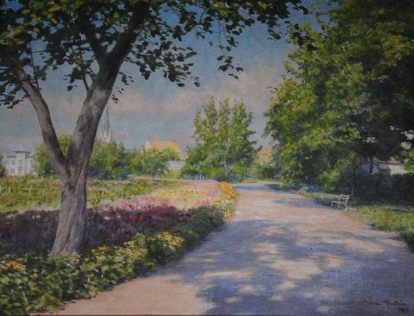 Garden In Linköping by Johan Krouthén