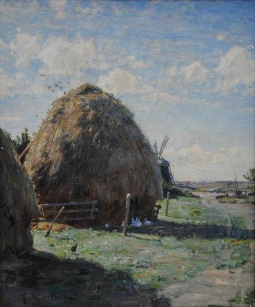 Haystack In Skagen by Johan Krouthén