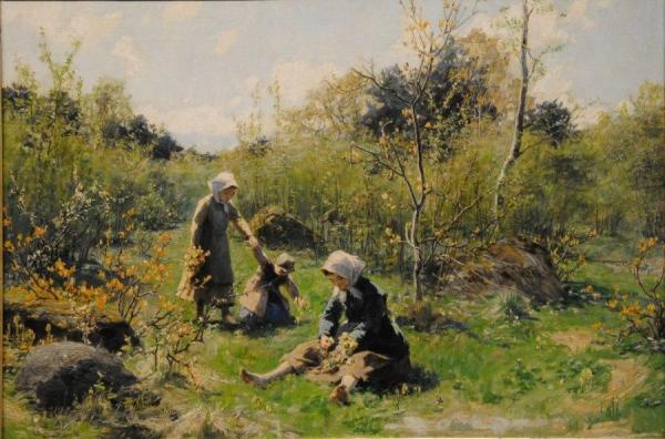 Spring Landscape In Ryd by Johan Krouthén