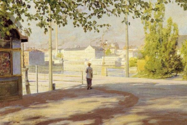 View Of Norrköping by Johan Krouthén