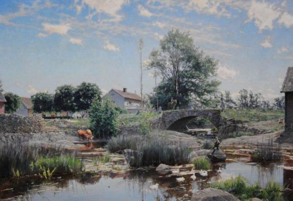 View Of Sjögestad by Johan Krouthén