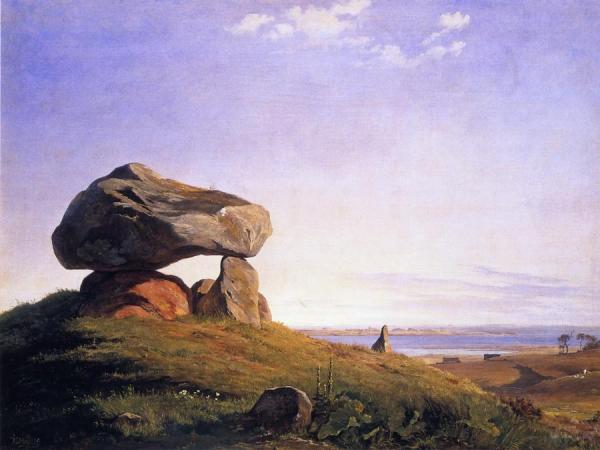 Dolmen At Taklev by Johan Thomas Lundbye
