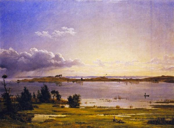 Landscape At Arresø by Johan Thomas Lundbye