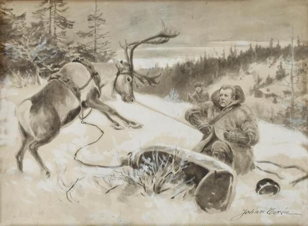 Blandteknik by Johan Tiren Oil Painting Reproductions