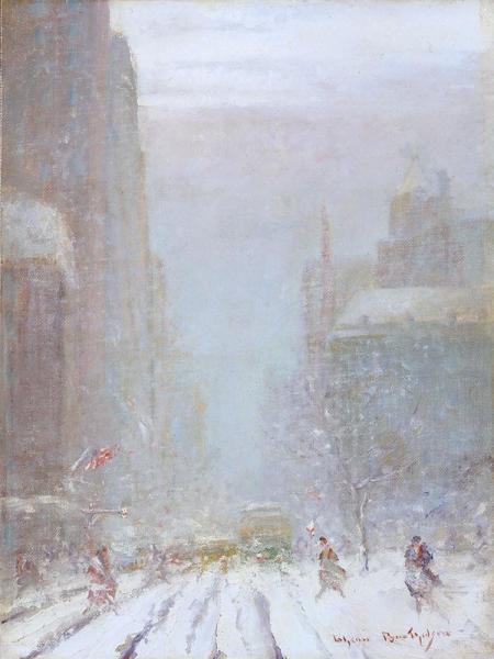 Johann Berthelsen Fifth Avenue At 60th Street Looking South