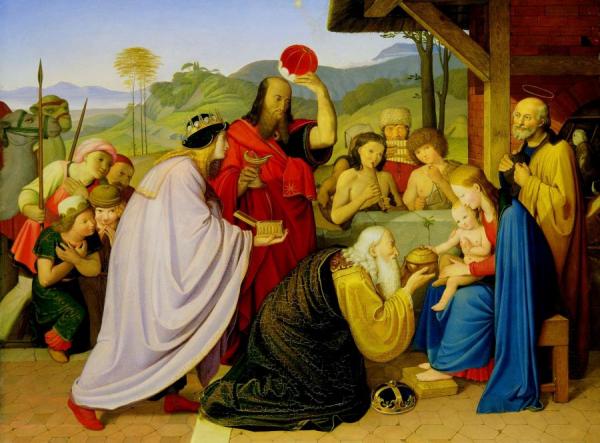 The Adoration Of The Magi by Johann Friedrich Overbeck Oil Painting Reproductions
