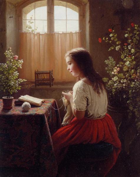 Afternoon Amusements by Johann Georg Mayer Von Bremen