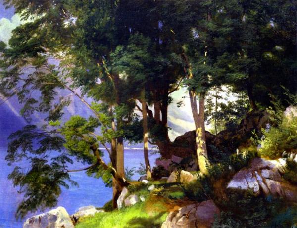 Lake Brienz by Johann Gottfried Steffan