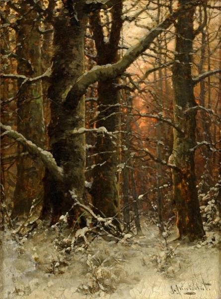 Winter Forest by Johann Jungblut