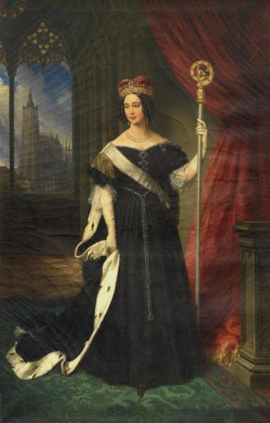 Portrait Of Maria Theresa Of Austria by Johann Nepomuk Ender