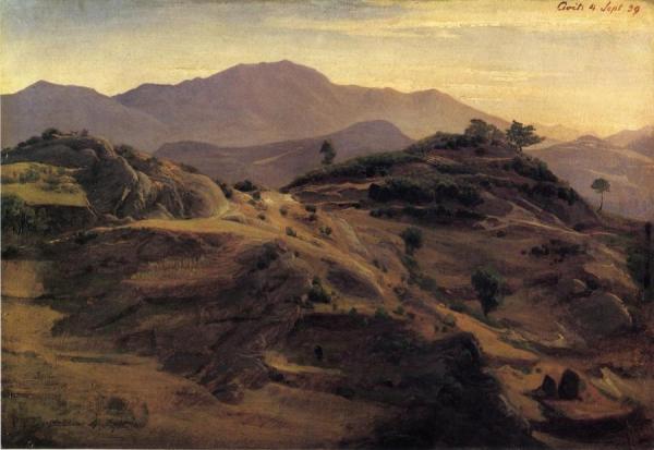 Landscape At Civitella by Johann Wilhelm Schirmer