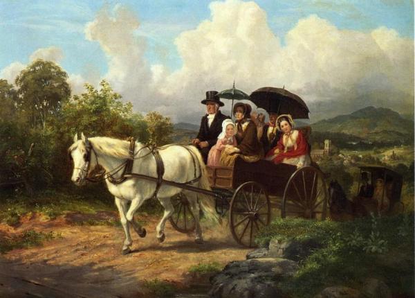 Return From Meeting by Johannes Adam Simon Oertel