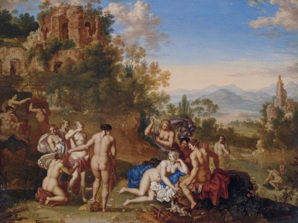 Johannes Van Haensbergen Diana And Her Nymphs Discovering The Pregnancy Of Callisto