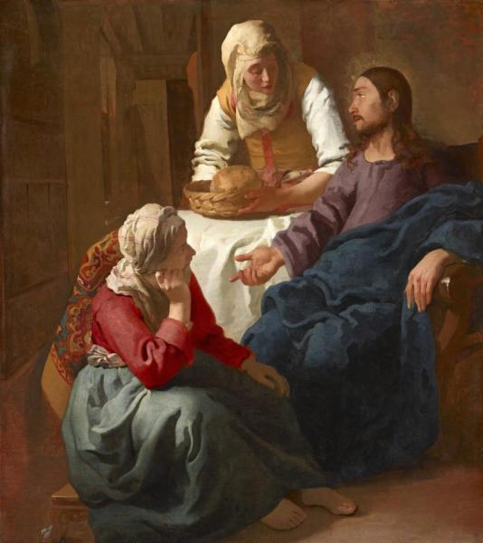 Johannes Vermeer Christ In The House Of Martha And Mary