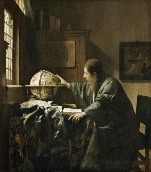 L'astronome Dit Aussi L'astrologue by Johannes Vermeer