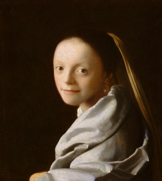 Portrait Of A Young Woman by Johannes Vermeer