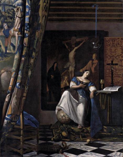 The Allegory Of The Faith by Johannes Vermeer